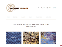 Tablet Screenshot of anansevillage.com